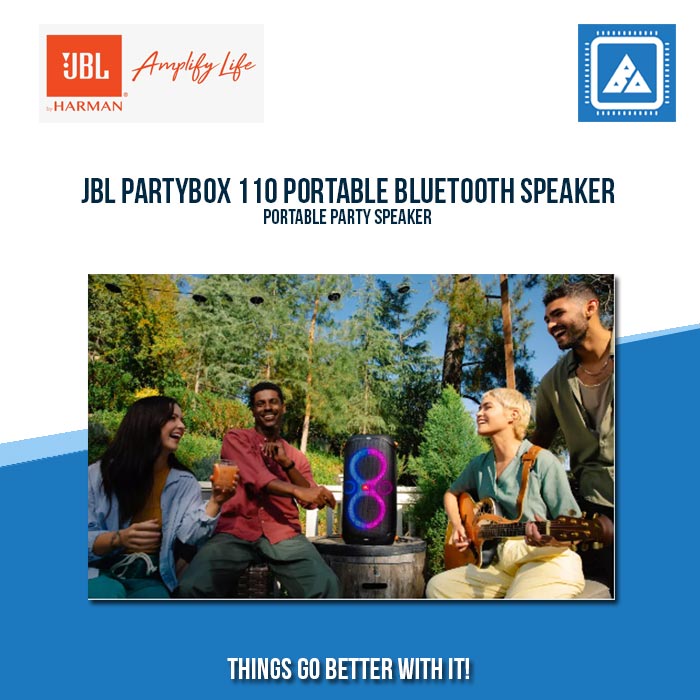 JBL PARTYBOX 110 PORTABLE BLUETOOTH SPEAKER JBL PARTYBOX 110 PORTABLE BLUETOOTH SPEAKER